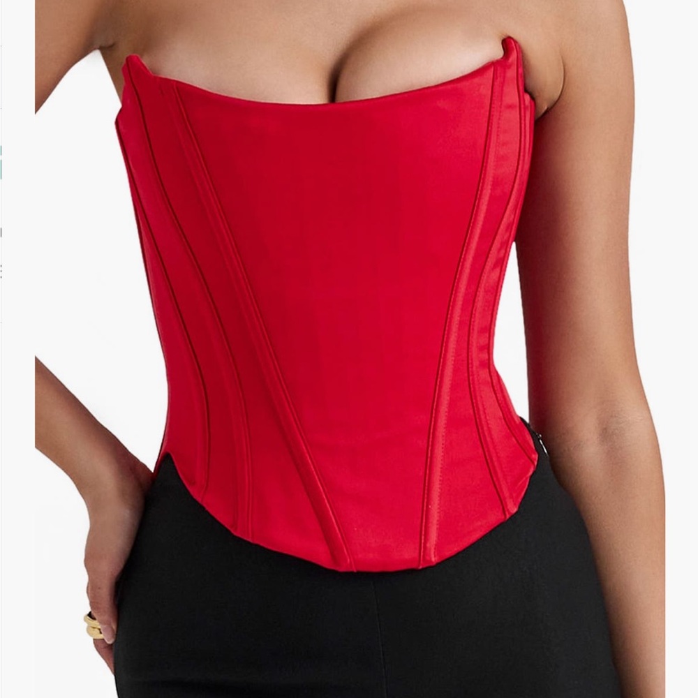 House of CB Salsa Red Corset